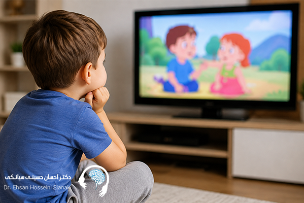 تاثیر تماشای تلویزیون بر گفتار کودک